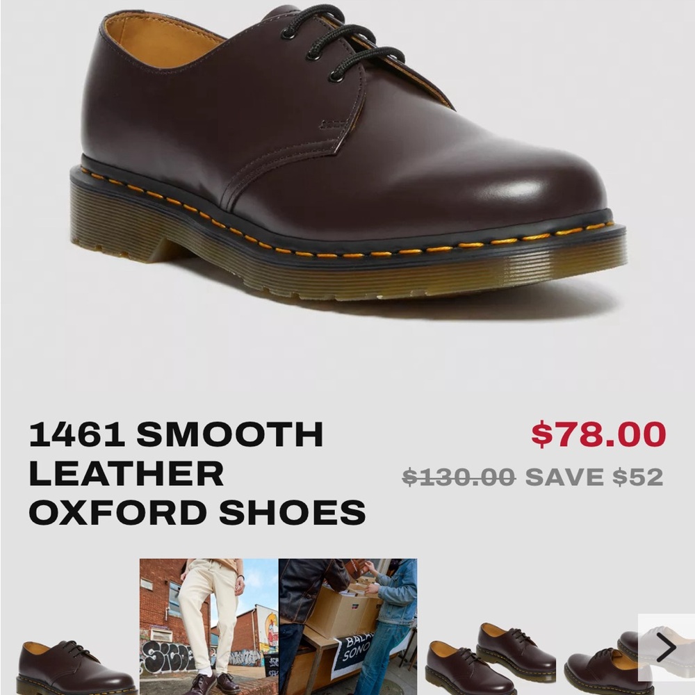 EUC Dr. Martens oxfords